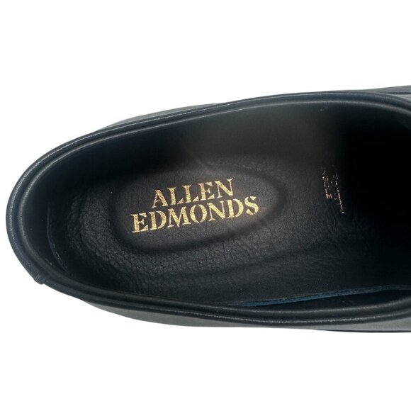 Allen Edmonds Park Avenue Cap Toe Oxford Black Leather Dress Sneakers Size 13 - Picture 11 of 14